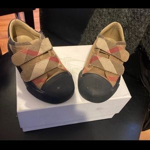 Burberry toddler sneakers